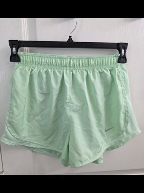 Nike Women's Light Mint Athletic Running Shorts